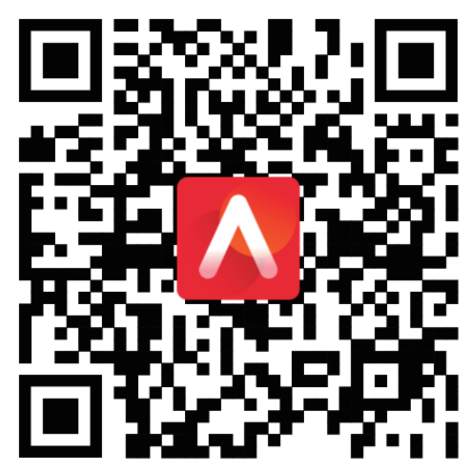 QR code for downloading the Aolon App